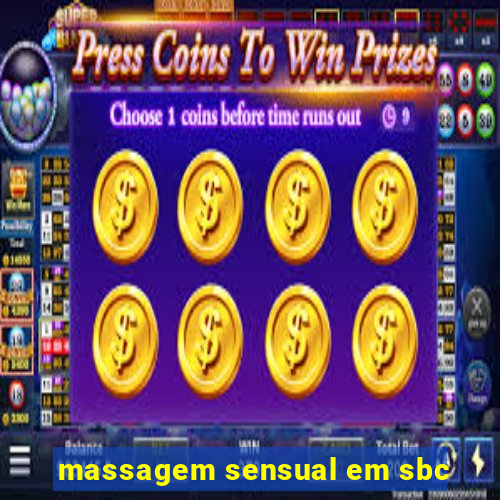 massagem sensual em sbc